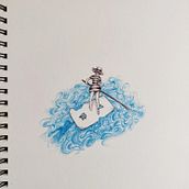 Il mio progetto del corso: Illustrazione artistica surrealista con penna a sfera. Projekt z dziedziny Trad, c, jna ilustracja,  R, sunek,  R, sunek art, st, czn,  R i sunek atramentem użytkownika Ilaria - 17.05.2023
