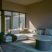 Proyecto final curso V-ray. Un proyecto de Arquitectura, Arquitectura interior, Arquitectura digital y Visualización arquitectónica de Constanza Contreras - 12.05.2023