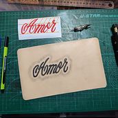 Meu projeto do curso: Tatuagem de letras cursivas à mão livre. Lettering, and Tattoo Design project by Fellipe Mandu - 05.17.2023