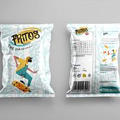REDISEÑO PACKAGING FRITOS ESTILO URBAN. Projekt z dziedziny Design, Trad, c, jna ilustracja i Projektowanie graficzne użytkownika rutfmorell - 18.05.2023