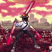 Chainsaw Man Alternative Posters. Traditional illustration project by Jonathan Adar - 05.18.2023