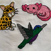 Mi proyecto del curso: Bordado contemporáneo con puntos tradicionales mexicanos. Un progetto di Artigianato, Ricamo, Fiber Art e Textile Design di María Guadalupe García Villegas - 18.05.2023