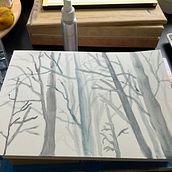 My project for course: Dreamy Watercolor Landscapes: Paint with Light. Painting, and Watercolor Painting project by Mary Porter - 05.18.2023