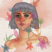 Mi proyecto del curso: Retrato ilustrado en acuarela. Projekt z dziedziny Trad, c, jna ilustracja,  Sztuki piękne,  Malarstwo,  R, sunek, Malowanie akwarelą, Portret,  R, sunek art, st i czn użytkownika rod_diaz_castro17 - 19.05.2023