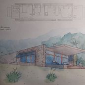 Mi proyecto del curso: Ilustración arquitectónica a mano alzada. Un projet de Architecture, Dessin au cra, on et Illustration architecturale de Monica Meraz Tovar - 18.05.2023