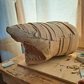 Il mio progetto del corso: Sculture di cartone per principianti. Un projet de Conception de personnages, Artisanat, Sculpture , et Papercraft de Lorenzo Lucenti - 19.05.2023