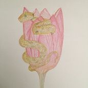 Il mio progetto del corso: Illustrazione surrealista ispirata alla natura. Un proyecto de Ilustración tradicional, Dibujo a lápiz, Dibujo, Dibujo artístico, Ilustración naturalista				 y Dibujo con lápices de colores de da_mela - 08.05.2023