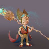 Il mio progetto del corso: Character design con Procreate: crea personaggi di fantasia. Un progetto di Illustrazione tradizionale, Character design, Illustrazione digitale, Disegno digitale e Pittura digitale di moncadarussel - 19.05.2023