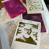 Monoprints on paper. Un proyecto de Estampación de Stephen Bardin - 19.05.2023