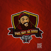 THE BEARDED WARRIOR. Design, Traditional illustration, UX / UI, Br, ing & Identit project by JOSE PARRA - 05.19.2023