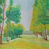 Mi proyecto del curso: Paisajes naturales en acuarela. Fine Arts, Painting, and Watercolor Painting project by Ramiro Gordon - 05.20.2023