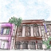 My project for course: Expressive Architectural Sketching with Colored Markers. Sketching, Drawing, Architectural Illustration, Sketchbook & Ink Illustration project by Pavan Kamat - 05.09.2023