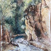 Mon projet du cours : Peinture de paysages réalistes à l'aquarelle Ein Projekt aus dem Bereich Bildende Künste, Malerei, Skizzenentwurf, Aquarellmalerei und Naturalistische Illustration von Corine Delpech-Delmond - 20.05.2023