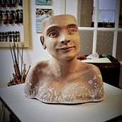 My project for course: Introduction to Clay Figurative Sculpture. Fine Arts, and Sculpture project by Marta Nielsen - 05.20.2023