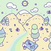 Mon projet du cours : Univers kawaii : créez des illustrations pleines de joie Ein Projekt aus dem Bereich Design von Figuren, Digitale Illustration und Manga von clem_giroud - 20.05.2023