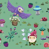 Mein Abschlussprojekt für den Kurs: Entwerfen für Kinder: Verspielte Muster entwerfen. Traditional illustration, Product Design, Pattern Design, Digital Illustration, and Children's Illustration project by melli_nuss - 05.21.2023