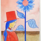 Mon projet du cours : Illustrations oniriques à l'aquarelle. Traditional illustration, Drawing, Watercolor Painting, Children's Illustration, Narrative, and Editorial Illustration project by maelle.gueroult - 05.21.2023