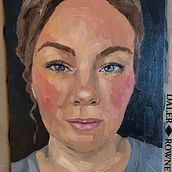 My project for course: Portrait Painting with Oil: Explore Light and Shade. Fine Arts, Painting, and Oil Painting project by Adele - 05.17.2023