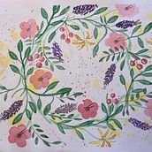 Meu projeto do curso: Aquarela floral: conecte-se com a natureza. Traditional illustration, Painting, Watercolor Painting, and Botanical Illustration project by Christina Bravo - 05.20.2023