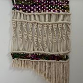 Mi proyecto del curso: Introducción al macramé: creación de un tapiz decorativo. Accessor, Design, Arts, Crafts, Interior Design, Decoration, Fiber Arts, Macramé, and Textile Design project by perezblancoashlee43 - 05.21.2023