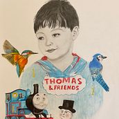 My project for course: Illustrated Portrait in Watercolor. Traditional illustration, Fine Arts, Painting, Drawing, Watercolor Painting, Portrait Drawing, and Artistic Drawing project by Ann Lyon - 05.21.2023