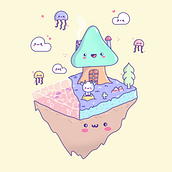 Mi proyecto del curso: Diseño de mundos kawaii: crea ilustraciones alegres. Character Design, Digital Illustration, and Manga project by Josha Fernández - 03.18.2023