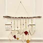 Mi proyecto del curso: Creación de piezas decorativas con hojas de macramé. Un proyecto de DIY y Macramé de Caro Jaeschke - 22.05.2023