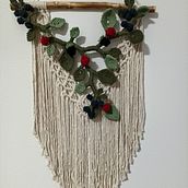 Mi proyecto del curso: Macramé en 3D: crea tapices botánicos. Macramé project by Caridad Vera Garcia - 05.22.2023