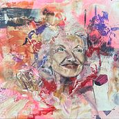 My project for course: Experimental Oil Painting Techniques for Portraiture. Un projet de Beaux Arts, Peinture , et Peinture à l'huile de annettedemeny - 27.04.2023