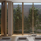 Yoga Studio . Un progetto di Architettura, Architettura d'interni, Design interattivo e Modellazione 3D di Caroline FTK - 19.05.2023