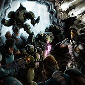 Shock Phase scene. Traditional illustration project by Donovan Ybanez - 03.17.2022