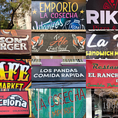 "Comida universitaria" - Typographycity. Een project van Fotografie van Natalia Catalán - 23.05.2023