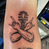 Meu projeto do curso: Tatuagem para principiantes. Tattoo Design project by glauciadidia_ - 05.23.2023