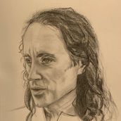 My project for course: Graphite Drawing Techniques for Planar Portraiture. Un proyecto de Bocetado, Dibujo y Dibujo de Retrato de Catherine - 21.05.2023