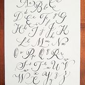 Mi proyecto del curso: Caligrafía inglesa de la A a la Z. Projekt z dziedziny  Kaligrafia użytkownika Adela Arsuaga - 23.05.2023