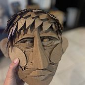 Mi proyecto del curso: Esculturas de cartón para principiantes. Un proyecto de Diseño de personajes, Artesanía, Bellas Artes y Escultura de Silvia torres - 23.05.2023