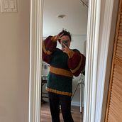 Mi proyecto del curso: Introducción al tejido de punto de prendas oversize. Accessor, Design, Fashion Design, Fiber Arts, and Knitting project by Renée De La Peña Lomeli - 06.23.2023