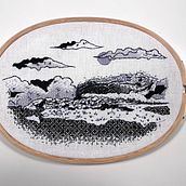 My project for course: Introduction to Blackwork Embroidery. Embroider, and Textile Design project by lomi - 05.23.2023