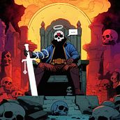 All My Friends Are Dead. Un progetto di Illustrazione tradizionale, Character design, Illustrazione digitale e Fumetto di Jason-Samuel Hateart - 25.03.2023