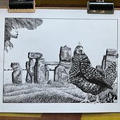 My project for course: Dip Pen and Ink Illustration: Capturing The Natural World. Un progetto di Bozzetti, Disegno, Disegno artistico, Sketchbook, Illustrazione con inchiostro e Illustrazione naturalistica di emik_wiles - 24.05.2023