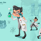 Meu projeto do curso: Design de personagem digital: desenhe protagonistas com personalidade. Un projet de Illustration traditionnelle, Conception de personnages, Dessin, Illustration numérique , et Dessin numérique de Renata Souza - 24.05.2023