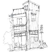 My project for course: Expressive Architectural Sketching with Colored Markers. Sketching, Drawing, Architectural Illustration, Sketchbook & Ink Illustration project by Swara - 05.24.2023