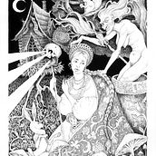 Il mio progetto del corso: Illustrazione di favole con penna e inchiostro. Un projet de Dessin, Dessin artistique et Illustration à l'encre de Elda Carbonaro - 24.05.2023