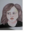 watercolor portrait from a photo . % Diana Selim tarafından hazırlanan Geleneksel illüstras, on, Sulubo, Ve a Resim projesi - 05.25.2023