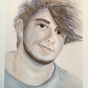 Il mio progetto del corso: Ritratto contemporaneo ad acquerello. Un proyecto de Bellas Artes, Pintura, Pintura a la acuarela y Dibujo de Retrato de Silvia Ciolli De Martini - 25.05.2023