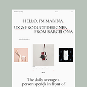 Mi proyecto del curso: Diseño de páginas web interactivas con Figma. Design, UX / UI, Web Design, Mobile Design, Digital Design, T, pograph, Design, App Design, and Digital Product Design project by marinasp - 05.25.2023