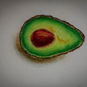 Pastels, butterflies and kiwifruit. Arts, and Crafts project by Robert Emond - 05.26.2023