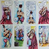 Mi proyecto del curso: Humor gráfico: danos la tira nuestra de cada día. Traditional illustration, Comic, Pencil Drawing, Drawing, and Narrative project by Victor Lozada Aguilar - 05.26.2023