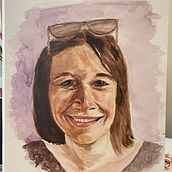 My project for course: Watercolor Portraits: Capture a Model's Personality. Fine Arts, Painting, Watercolor Painting, and Portrait Drawing project by Joanne Barks - 05.23.2023