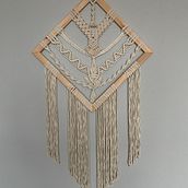 Mi proyecto del curso: Introducción al tapiz de macramé. Un progetto di Design di accessori, Artigianato, Fiber Art, Macramè e Textile Design di gabriella_luchsinger - 26.05.2023